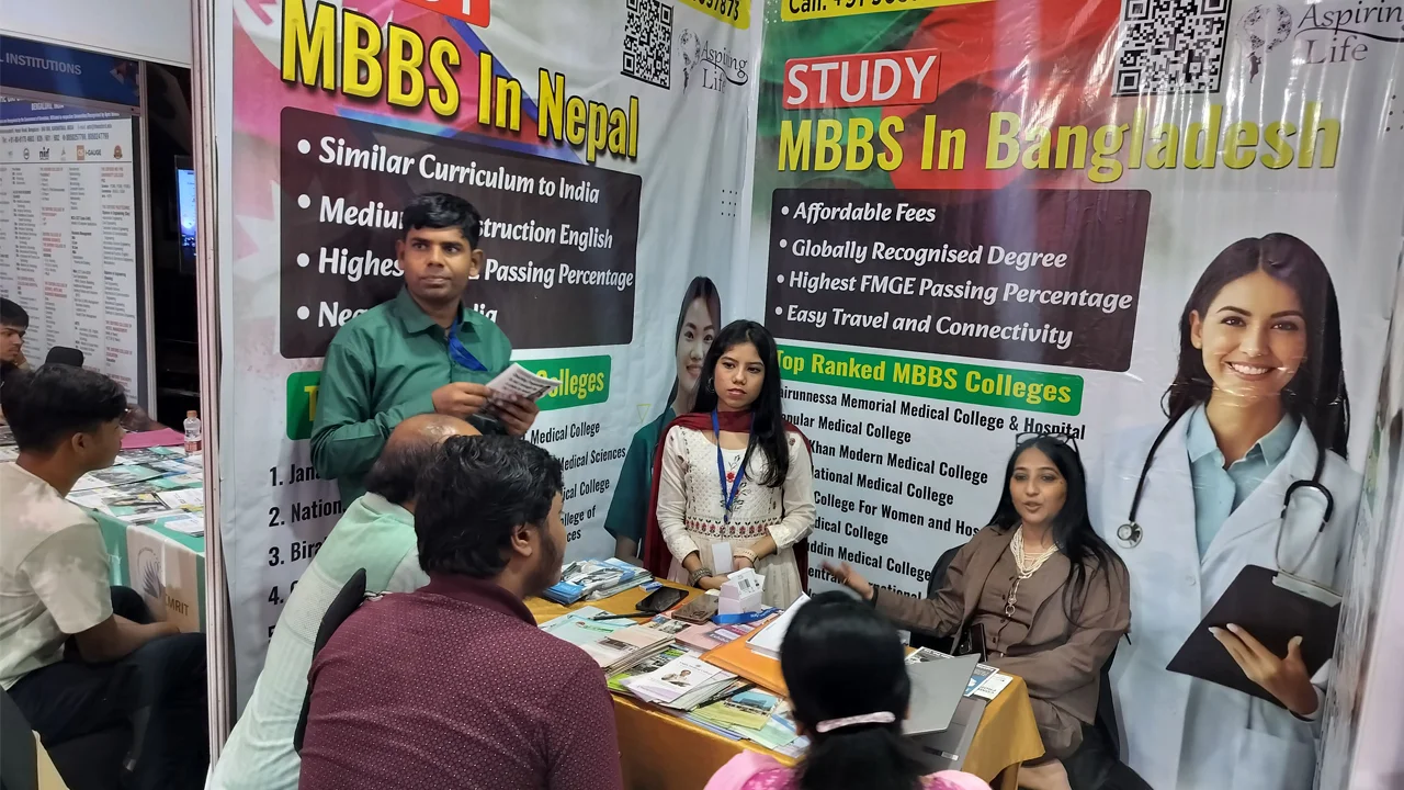 Aspiring Life at an education fair