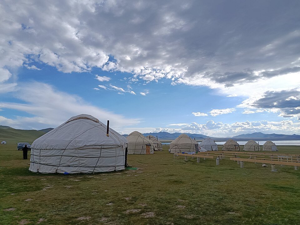 Yurt camp near Song-Kul lake, Kyrgyzstan